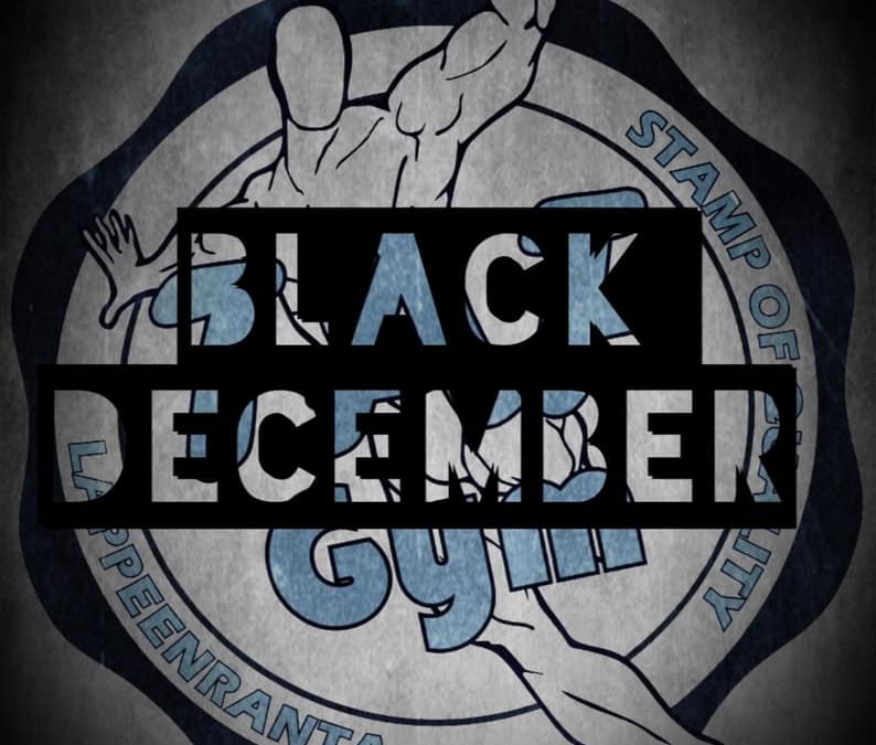 Black December saapuu gymille 1.12.
